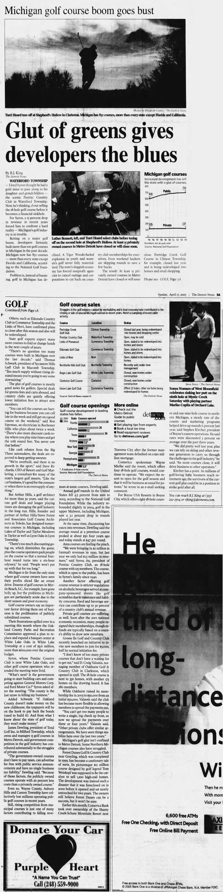 Eldorado Country Club (El Dorado Golf Course) - April 2005 Article On Closing